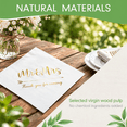 Print Shop Reception 400 Count White 3-Ply Square Wedding Reception Napkins with Mr and Mrs ...