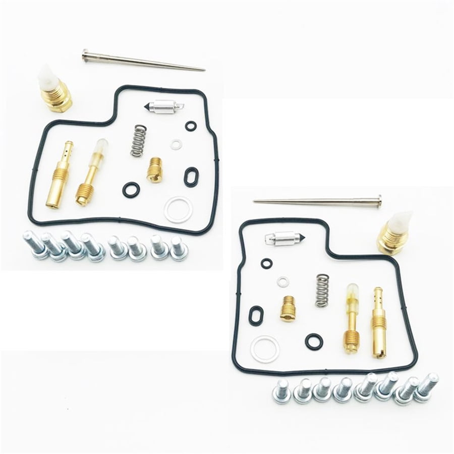 Furulu 2x Carburetor Gasket Float Valve Nozzle Kit For Honda Shadow Ace Deluxe 750 199901