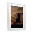 thumbnail image 2 of Stupell Industries Rustic Lodge Cowboy's Sunset Ride White Framed Print Under Glass, 17 x 21, by Kim Allen, 2 of 8