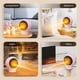 thumbnail image 4 of Fan Heater, Low Consumption Heater with Overheat Protection, 3s Fast Heating Electric Heater for Bedroom, Home Office, Pink, 4 of 4