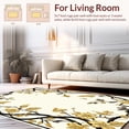 thumbnail image 2 of ODIKA 4' x 6' Machine Washable Non-Slip Area Rug, Art Nouveau Flower High Traffic Rug, Beige, 269127, 2 of 7
