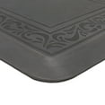 thumbnail image 4 of Mohawk Home Solid Atrium Scroll Tempur-Pedic Anti-Fatigue Non-Slip Cushioned 3/4" Thick Kitchen Floor Mat, Gray, 1'8" x 3'6", 4 of 9
