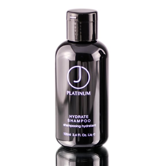 3.4 oz , J Beverly Hills Platinum Hydrate Shampoo Hair - Pack of 1 w/ SLEEKSHOP Teasing Comb