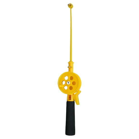 Small Ice Winter Fishing Rod With Reels Wheel Portable Plastic Fishing Rod Beginner Children Fishing Reels Poles
