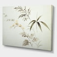 thumbnail image 3 of Designart ' Abstract Retro Drawing of Flowers III ' Vintage Canvas Wall Art Print, 3 of 4