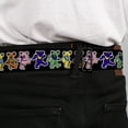 thumbnail image 4 of Grateful Dead Belt, Seatbelt Buckle Belt, Dancing Bears Black Multi Color, 34 to 52 Inches, 4 of 9