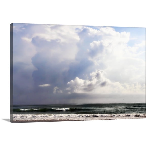 Great BIG Canvas | "Ocean Storm I" Canvas Wall Art - 48x32