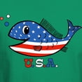thumbnail image 3 of CafePress - American Fishy Dark T Shirt - Men's Classic Graphic Cotton T-Shirt, 3 of 4