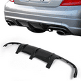 thumbnail image 4 of Ikon Motorsports Compatible with 08-11 Benz C Class W204 C63 OE Style Rear Lip Diffuser Matte Carbon Fiber, 4 of 9