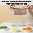 thumbnail image 7 of Multifunctional Vegetable Chopper, Food Cutter with Container, Interchangeable Blades for Quick Meal Prep, Easy Clean Kitchen Gadget, Ideal for Home Cooking, 7 of 7