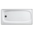 thumbnail image 5 of Kohler K-9053 Salient 60" X 30" Single Threshold Enameled Cast Iron Shower Base - Dune, 5 of 6