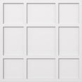 thumbnail image 1 of Ekena Millwork CMP34RK 34 in. OD x 11.75 in. Carré Rubik Architectural Grade PVC Contemporain Plafond Médaillon, 1 of 1