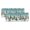Teal, variant on Blue Snowman Christmas Curtain Valances for Windows, Xmas Tree Green Snowflake Light Filtering Kitchen Curtains, Rod Pocket Window Valance Curtains for Living Room Bedroom, 42" W x 12" L, 2 Panels