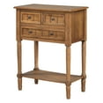 thumbnail image 6 of TREXM Narrow Console Table, Slim Sofa Table with Three Storage Drawers and Bottom Shelf for Living Room, Easy Assembly, 6 of 12