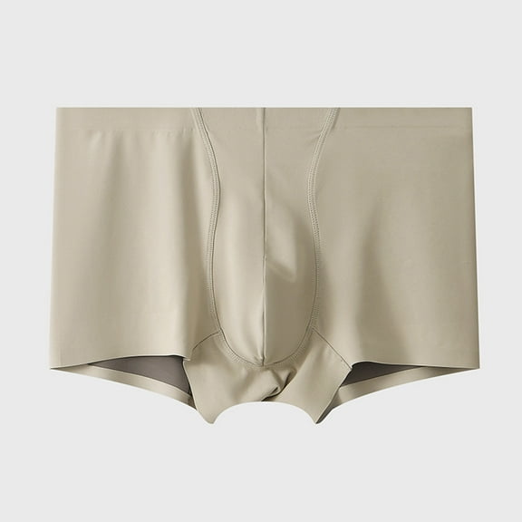 L-4X Mens Big and Tall Boxer Briefs Plus Size Mid Waisted Underwear Boys Casual Solid Color Stretchy Breathable Full-Coverage Support Boxers