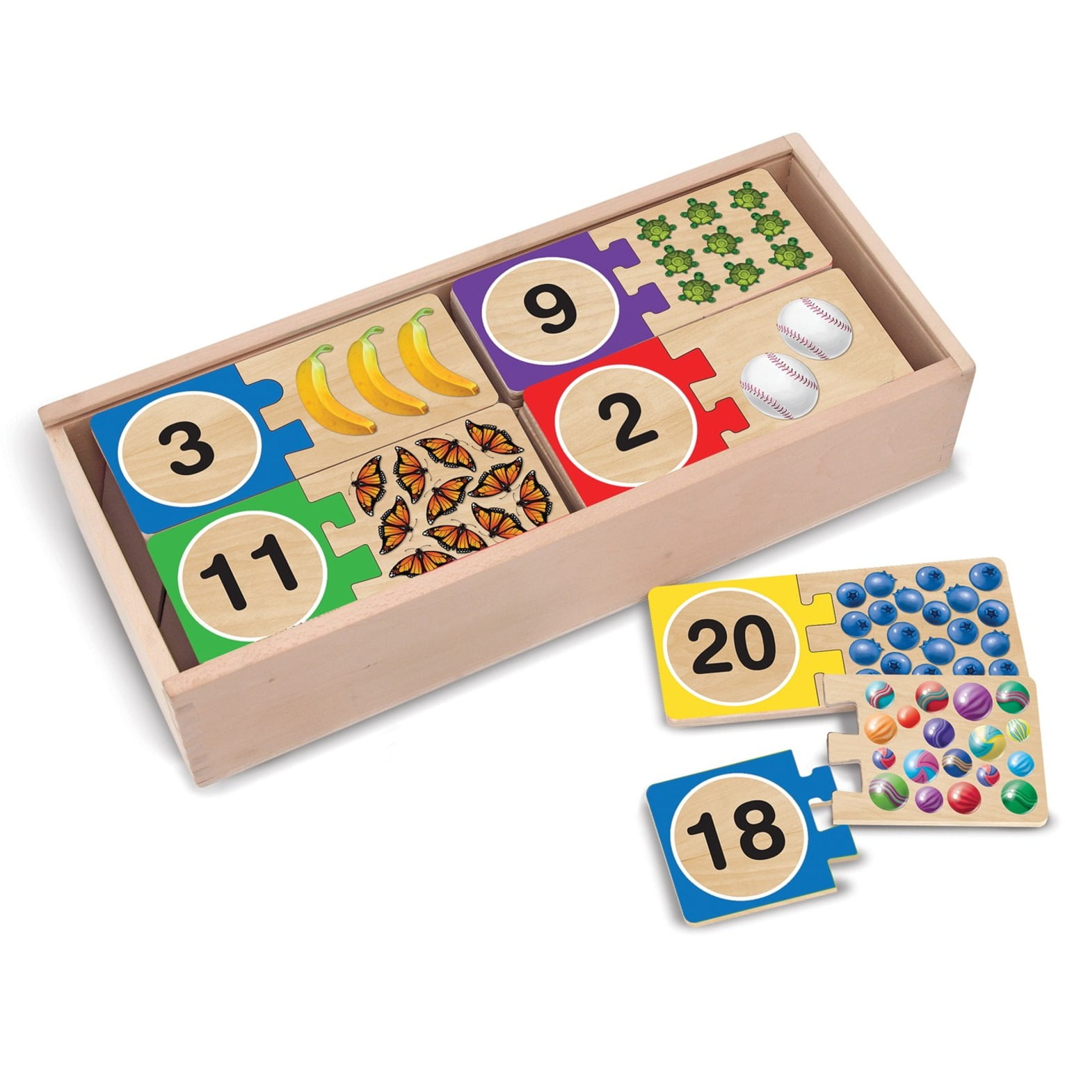 Melissa & Doug Self Correcting Number Puzzles Ages 4 A3 for sale online