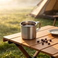 thumbnail image 3 of Stainless Steel Measuring Cup with Graduations, Multi-Purpose Metal Mug for Baking Coffee Soup Camping, Accurate Liquid Measurement Tool for Kitchen and Outdoor Use, A, 3 of 5
