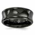 thumbnail image 1 of Edward Mirell Titanium Black Ti Polished Concave 9mm Band Size 9, 1 of 4
