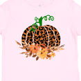 thumbnail image 4 of Inktastic Cheetah Print Pretty Pumpkin with Fall Leaves Boys or Girls Toddler T-Shirt, 4 of 5
