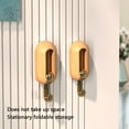 thumbnail image 6 of Xuniizn Command Hooks, Heavy Duty Hooks for Hanging, Adhesive Wall Hooks - Damage Free Hanging Solution for Home & Office, Decorative Wall Hooks for Towels, Decor, Kitchen Utensils, Plastic, Gold, 6 of 8