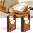 thumbnail image 4 of Adjustable Bread Slicer,4Pcs Foldable Toast Cutting Roast Loaf Slicer Cutter Foldable Compact Toast Slicing Machine Plastic Bread Slicer, 4 of 5