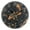 Black, variant on Fish Star Sun Round Wall Clock Battery Operated Silent Non-Ticking Bedroom Office Kitchen Home School Decor 10"(Gold)