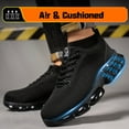 thumbnail image 4 of LAoutun Mens Steel Toe Shoes Lightweight Safety Work Shoes Cushioned Steel Toe Sneakers Construction, 4 of 6