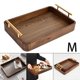 thumbnail image 4 of Bandeja rectangular para servir desayuno, mesa de café, vajilla, bandeja de té M, 4 of 9