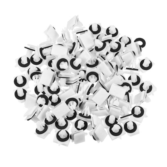 Unique Bargains Rocker Panel Clips, Panel Retainer Clip Replacement, for Chevrolet Avalanche 2007-2013, Plastic, No.11518357, Black White 100