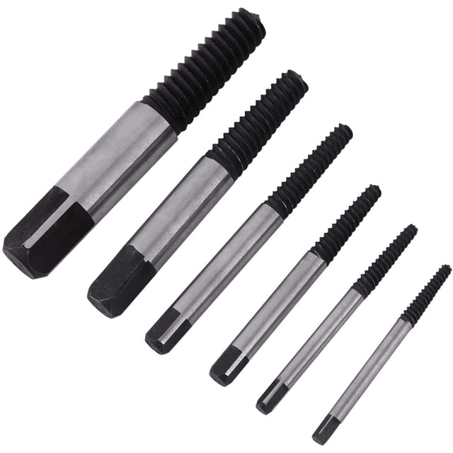 Herramientas de medición de micrómetro de calibre de diámetro interior ajustable, extractor de tornillos de tuerca, juego de herramientas de extracción de pernos, 12 piezas ShuxiuWang 8390614245242