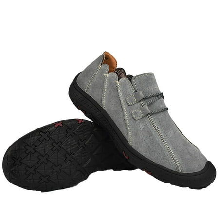JikouIivo Men s Sneakers Men s Leisure Lazy Man Covered Mountaineering Shoes Light Sports Travel Shoes Christmas 2022 Deals Clearance