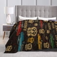 thumbnail image 6 of Vintage Route 66 Classic Car Printed Flannel Blanket - Tear Resistant, Machine Washable, Stain Resistant, All-Purpose Blanket for All Seasons 50x40, 6 of 6