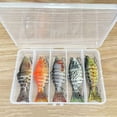 thumbnail image 3 of 10CM/15.5G Multi-Jointed Fishing Lure with Hooks Realistic 7-Section Swimbait Bionic Hard Artificial Bait Freshwater Saltwater Fishing Accessories, 3 of 8