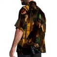 thumbnail image 3 of Saint Patrick's Day Men's Short Sleeve Spread Collar Beach Shirts Casual Printed Button Down Unisex Summer Tops, 3 of 6