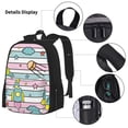 thumbnail image 3 of Balery Space Doodle Mochila Escolar 3 en 1 para Niños - Mochila Resistente con Lonchera Térmica y Estuche - Mochila Escolar para Niños y Niñas, 3 of 7