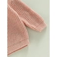 thumbnail image 6 of Bagilaanoe Toddler Baby Girl Boy Knitted Sweater Long Sleeve Pullover 6M 12M 18M 24M 3T 4T 5T 6T Kids Warm Jumpers Tops Fall Loose Knitwear, 6 of 8