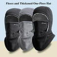 thumbnail image 5 of Aihuaihua Winter Warmth 2-in-1 Hat Face Mask Unisex Windproof & Warm Lined Balaclava Integrated Ear Protection Skiing Mask for Cold Weather, 5 of 8