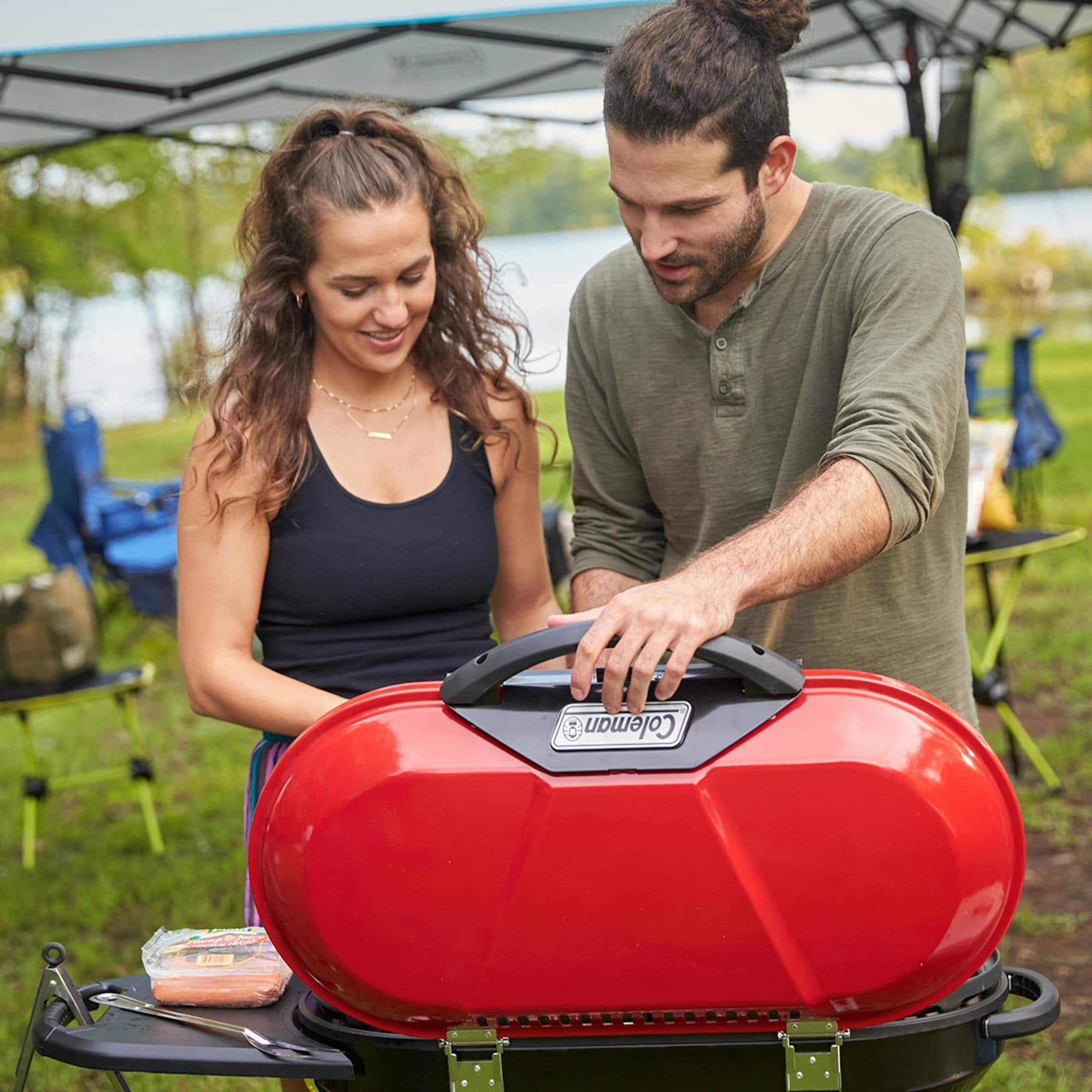 Coleman® Roadtrip X-Cursion™ Portable Grill, Striking Red Coleman® Roadtrip X-Cursion™ Portable Grill, Striking Red