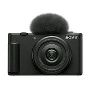 Sony ZV-1F Vlog Camera for Content Creators and Vloggers (Black) Bundle