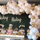 thumbnail image 1 of White Balloon Arch Garland Kit, 124Pcs White Gold Confetti Latex Balloons for Girls Birthday Shower Wedding Graduation Anniversary Bachelorette P, 1 of 4