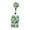 Style A, variante sur Bunblic Porte-Identité Rétractable Clip Motif Floral Vertical pour Employé de Bureau Accessoires Légers