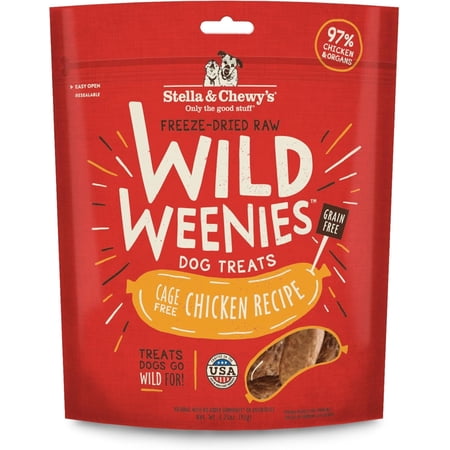 Stella & Chewy s Wild Weenie Dog Treats - Cage-Free Chicken Recipe - 3.25 Ounce Bag