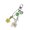 Yellow, variant on Sentimental Star Wishes Bottle And Fish Acrylic Keychain Ideal For Commuters Lightweight Keepsakes Accessory