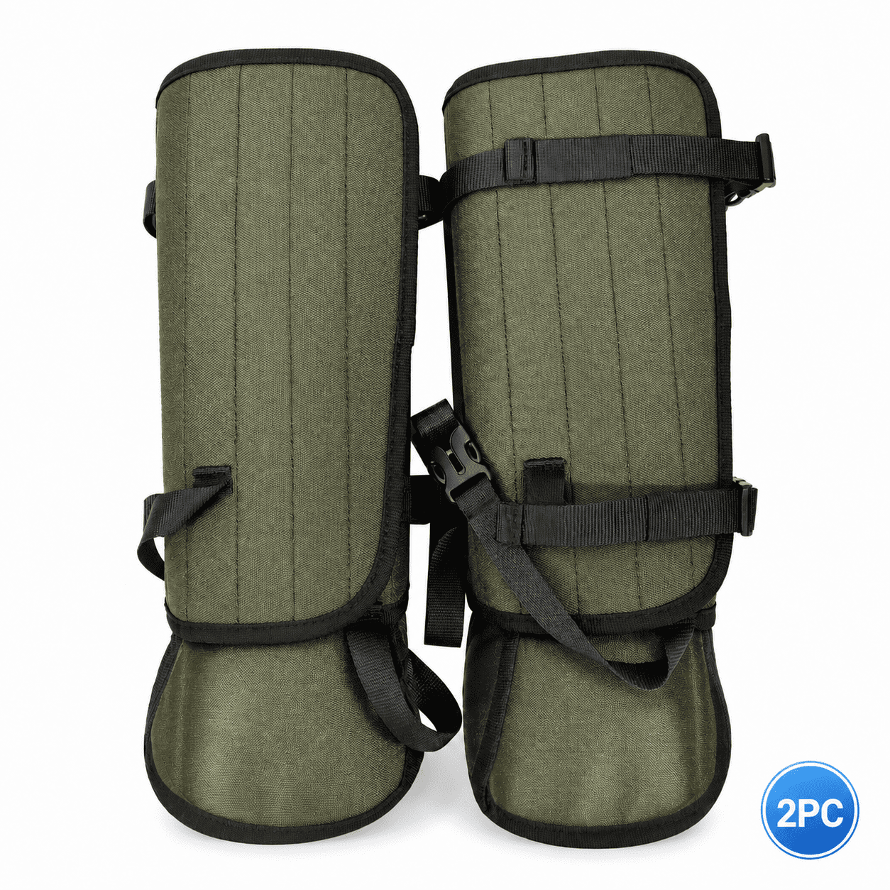 Snake Guard Leg Sleeves for Hiking Outdoor Protective Gaiters with Durable Scratch Resistant Fabric Anti-Thorn Leg Covers for Trekking Camping Hunting and Trail Walking