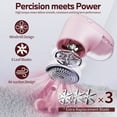 thumbnail image 5 of Humitech 6-Blade Fabric Shaver and Lint Remover, Rechargeable with LED Display & 3 Spare Heads for Sweaters, Coats, Blankets, 5 of 7