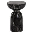 thumbnail image 2 of Home Square Goya 13.5" Modern Concrete End Table in Black - Set of 2, 2 of 2