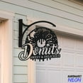 thumbnail image 3 of Handmadetneonsign Donut Hanging Sign, Donut Store Outdoor Hanging Sign, Metal Business Sign 96712, 3 of 5