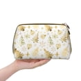 thumbnail image 4 of Gaeub Gold Christmas Tree Printed Travel Cosmetic Bag,Makeup Bag, Large Capacity Toiletry Bag for Women, Portable Pouch Make Up Organizer with Zipper and Divider, 4 of 8