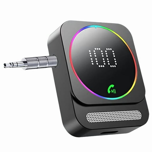 Bluetooth 5.3 Receiver AUX Audio Adapter Car Home Stereo Headphones Wireless Output 3.5mm One to Two Music Handsfree