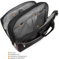 thumbnail image 3 of CoolBELL Convertible Backpack Shoulder bag Messenger Bag Laptop Case Business Briefcase Leisure Handbag Multi-functional Travel Rucksack Fits 17.3 Inch Laptop For Men / Women / Travel (New Black), 3 of 6